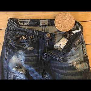 Express skinny rocker jeans size 4